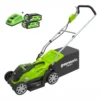 Greenworks Accu Grasmaaier 35cm 40V Met 2x 2.0Ah Accu En Lader