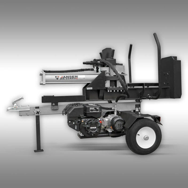 Jansen HS-22A62K Houtklover 22 Ton Met Elektromotor En Benzinemotor 1 Jansen HS-22A62K Houtklover 22 Ton Met Elektromotor En Benzinemotor